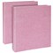 Paper Junkie 3 Ring Binder - Sparkly Pink Glitter Cover with File Folder Pockets - 2-Inch Rings with 350-Sheet Capacity - Portfolio Binder for School Supplies - Pack of 2-11 x 12 in